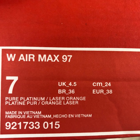 ✔️ New✔️ NIKE women’s Air Max 97 ~ various sizes - Picture 8 of 8